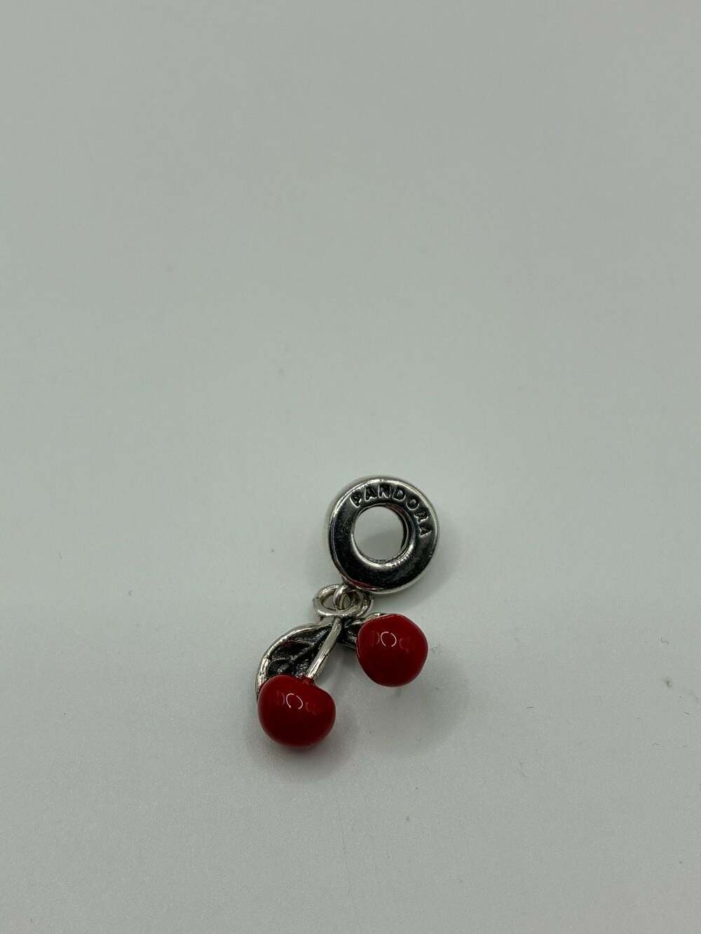 Pandora Asymmetrical Cherry Fruit Dangle Charm